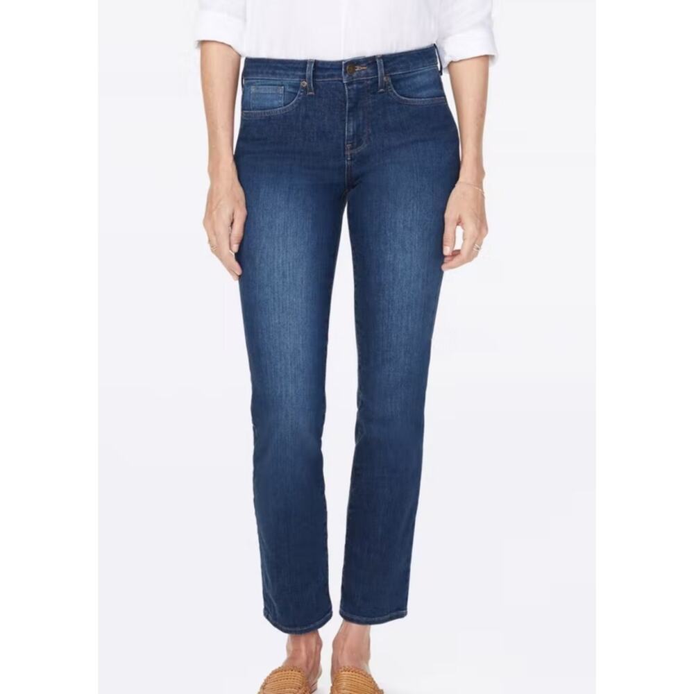 NWOT NYDJ Sheri Cooper Slim Leg Dark Wash Jeans Lift Tuck Slimming Stretch sz 18 - Picture 1 of 16